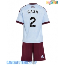 Camisa de time de futebol Aston Villa Matty Cash #2 Replicas 3º Equipamento Infantil 2026-27 Manga Curta (+ Calças curtas)